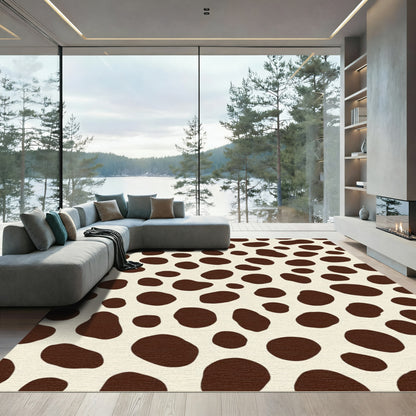 Brown Spots Organic Meadow Rug
