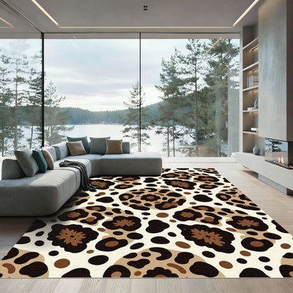 Chic Animal Spot Floral Hybrid Rug