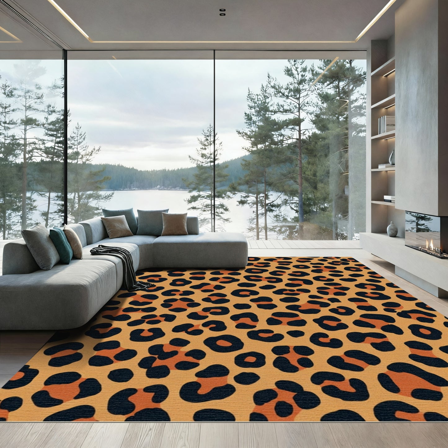 Bold Animal Print Spots Rug