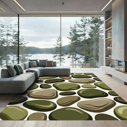 Earthy Smooth Pebble Collection Rug