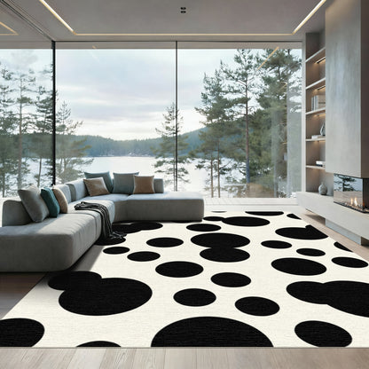 Spotted Ivory Circles Rug