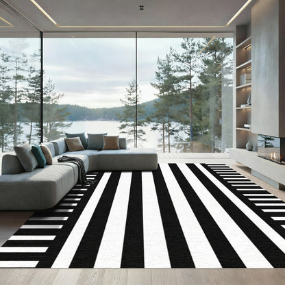 Chunky Gingham Stripe Rug