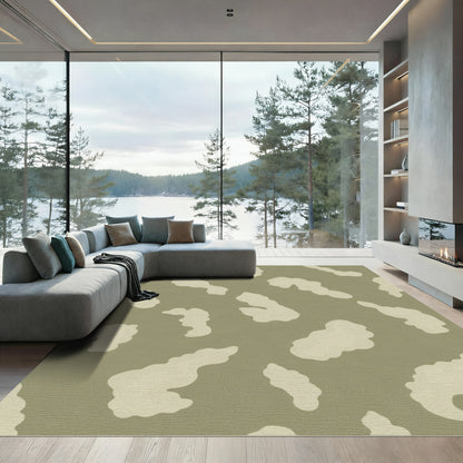 Sage Abstract Blotches Rug