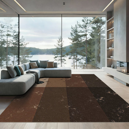 Earthy Speckled Gradient Tone Rug