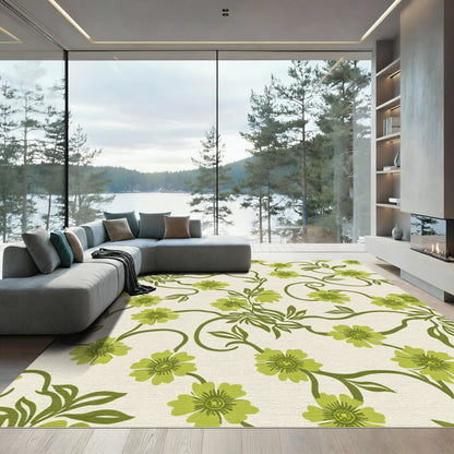 Verdant Vine Floral Trail Rug