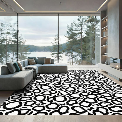 Monochromatic Animal Spots Scatter Rug