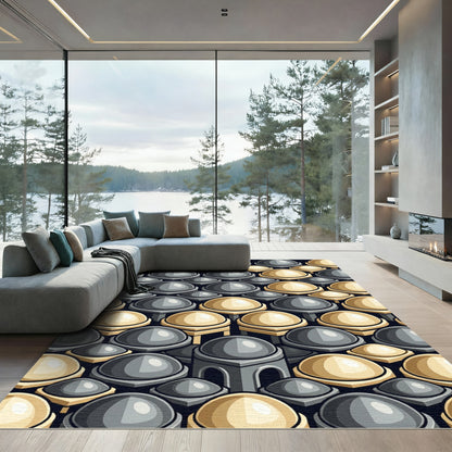Duo Tone Dome Pattern Rug