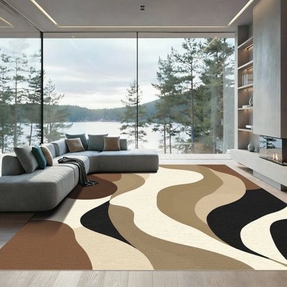 Earthy Tones Organic Flow Rug
