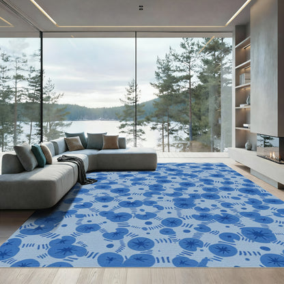 Blue Lily Pad Grove Rug