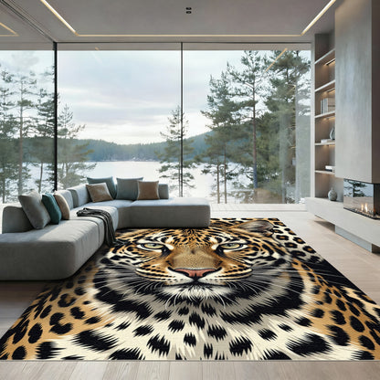 Magnificent Leopard Spot Close Up Rug