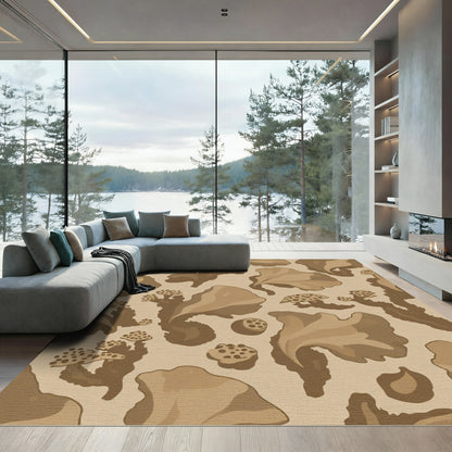 Earth Tones Natural Organic Elements Rug