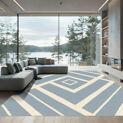 Vintage Pastel Diamond Chevron Rug