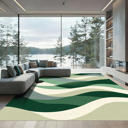 Abstract Gradient Hills Rippled Rug