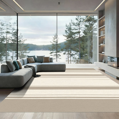 Earthy Stripe Textured Rug