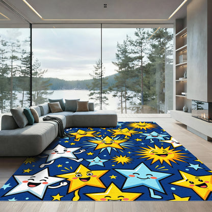 Joyful Star Trio Celestial Fun Rug