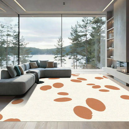 Earthy Spot Scatter Rug