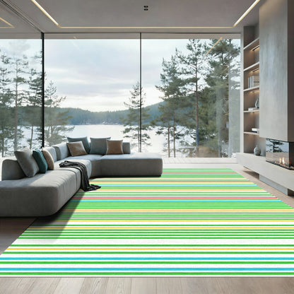 Multi Stripe Color Block Rug