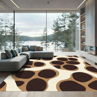 Giraffe Spots Abstract Contemporary Rug