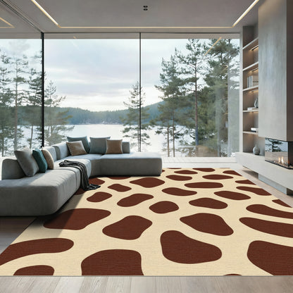 Brown Animal Print Spots Rug