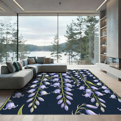 Lavish Bluebell Garden Blossom Rug