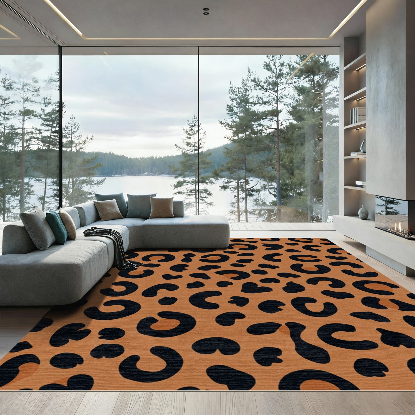 Classic Animal Print Spots Rug