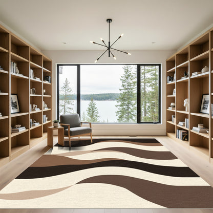 Sand Dune Abstract Flow Rug