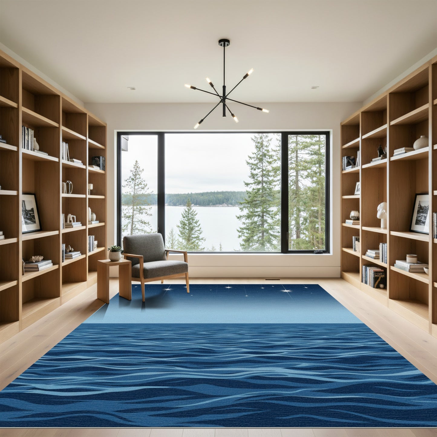 Deep Ocean Starry Sky Rug
