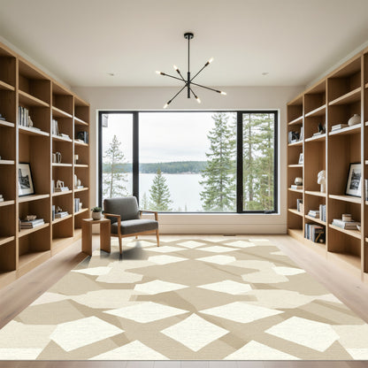 Neutral Diamond Cluster Geometric Rug