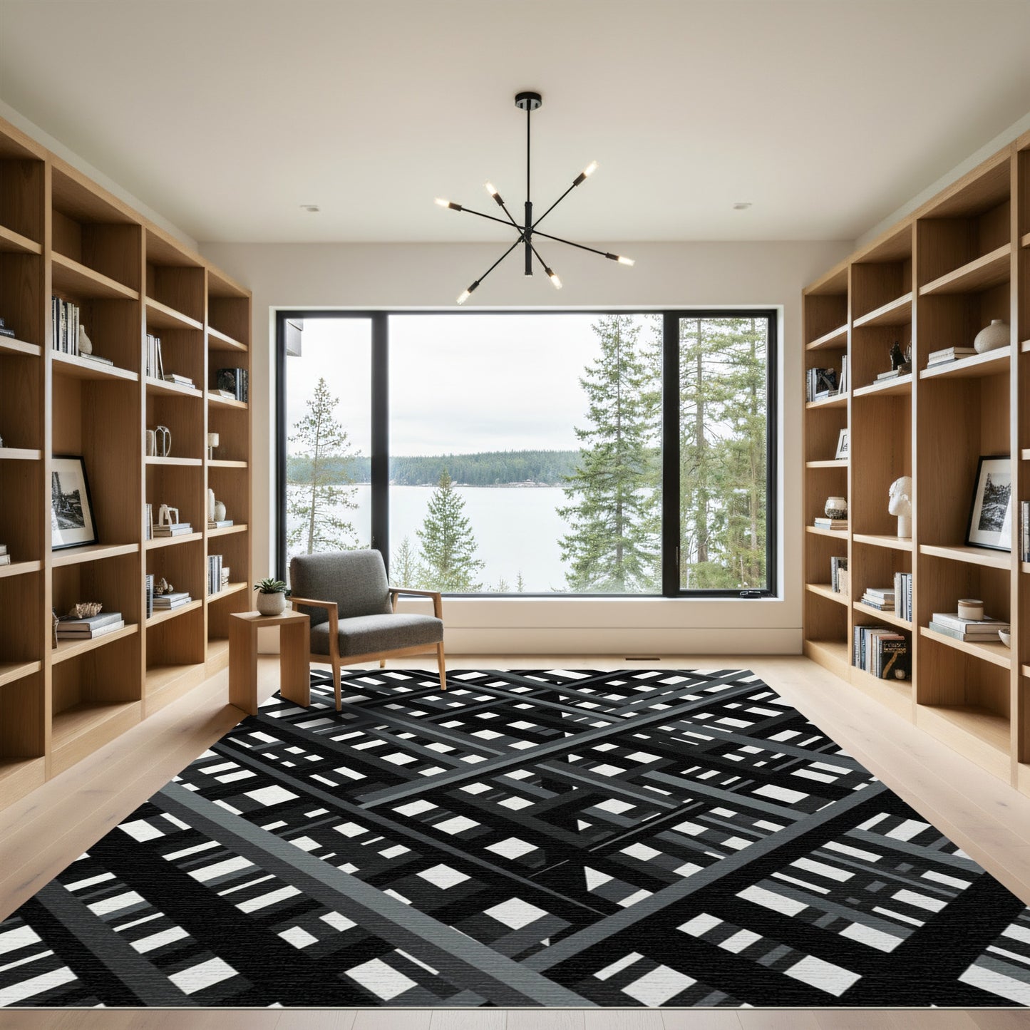 Monochromatic Intersecting Lines Rug