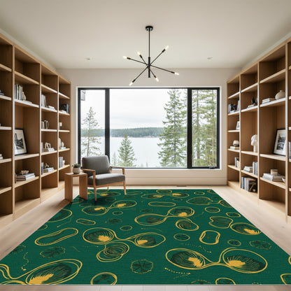 Emerald Gold Organic Organic Form Rug