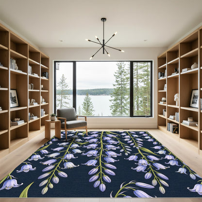 Lavish Bluebell Garden Blossom Rug