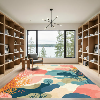 Coral Reef Shapes And Colors Rug