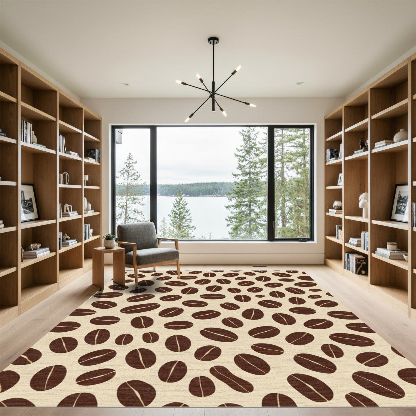 Cozy Coffee Bean Field Rug