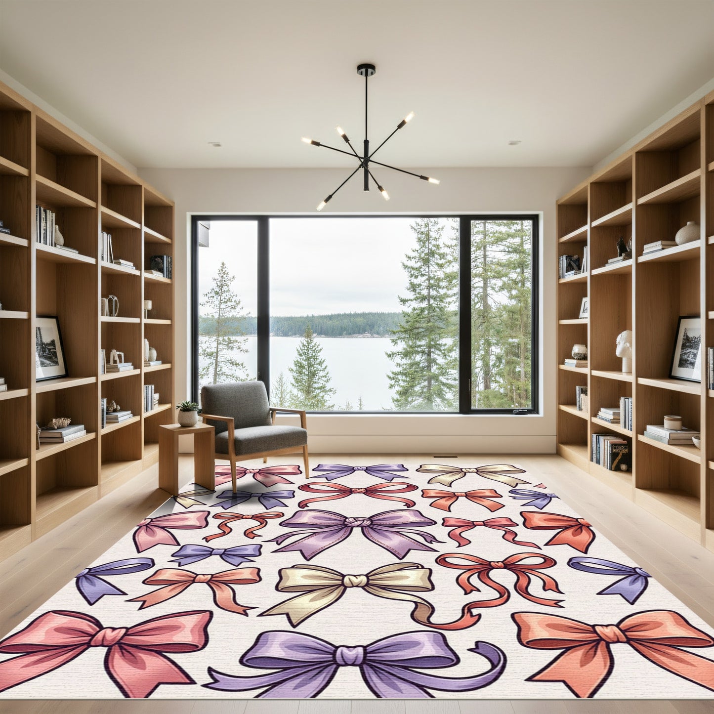 Pastel Bow Collection In Array Rug