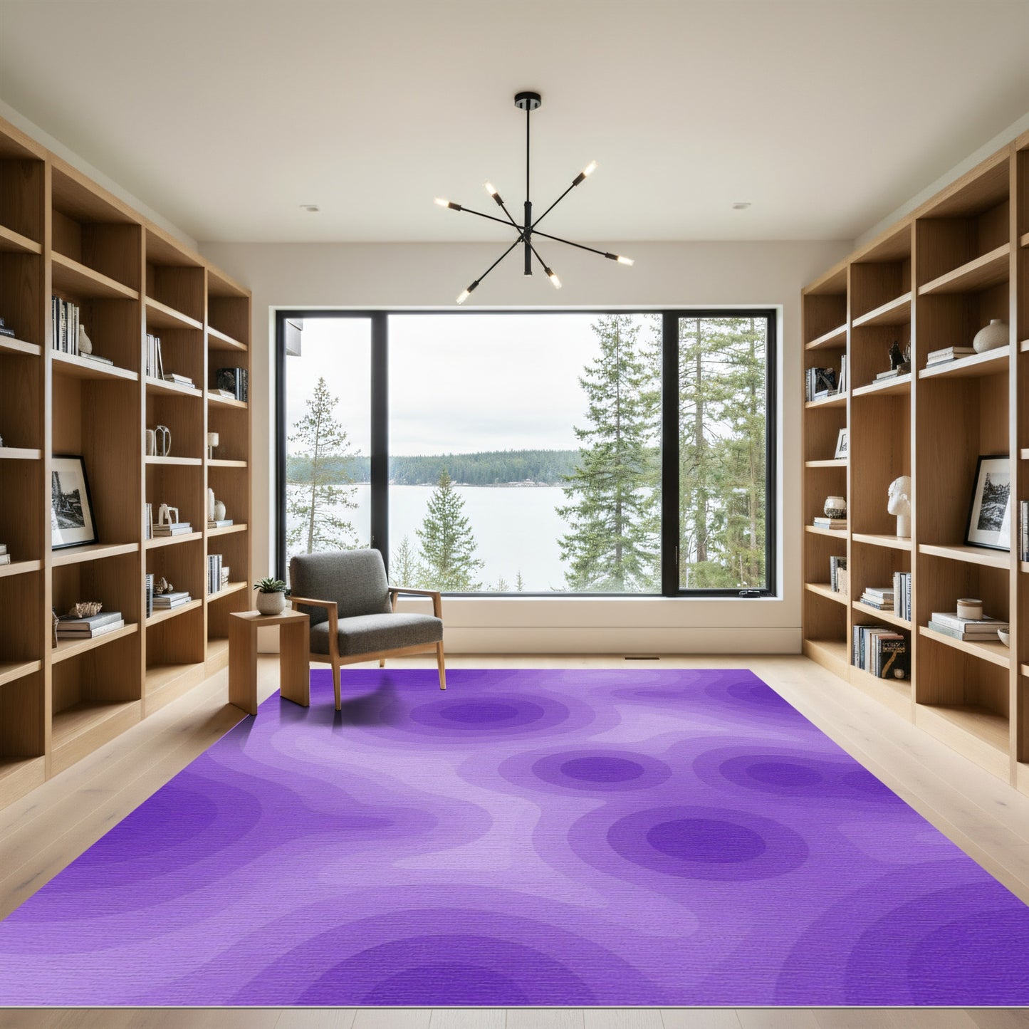 Amethyst Ring Contour Rug