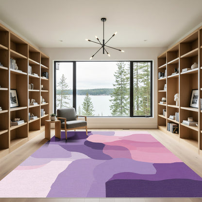 Amethyst Blush Organic Flow Rug
