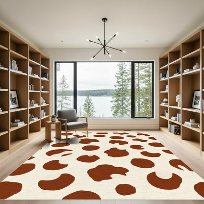 Chocolate Milk Spotty Texture Rug