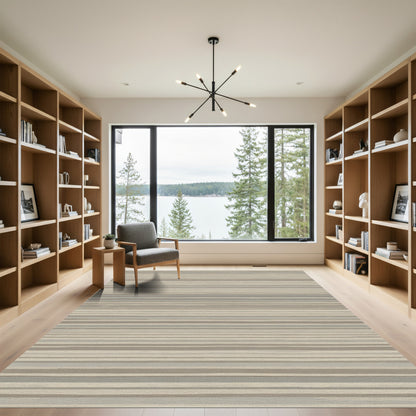 Textured Graduated Line Rug