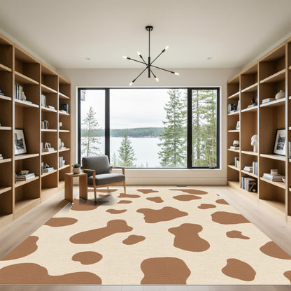 Taupe Spotted Camouflage Harmony Rug