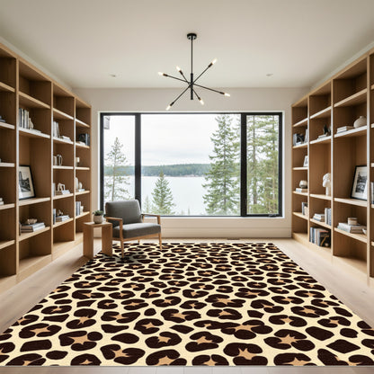 Classic Leopard Spot All Over Rug