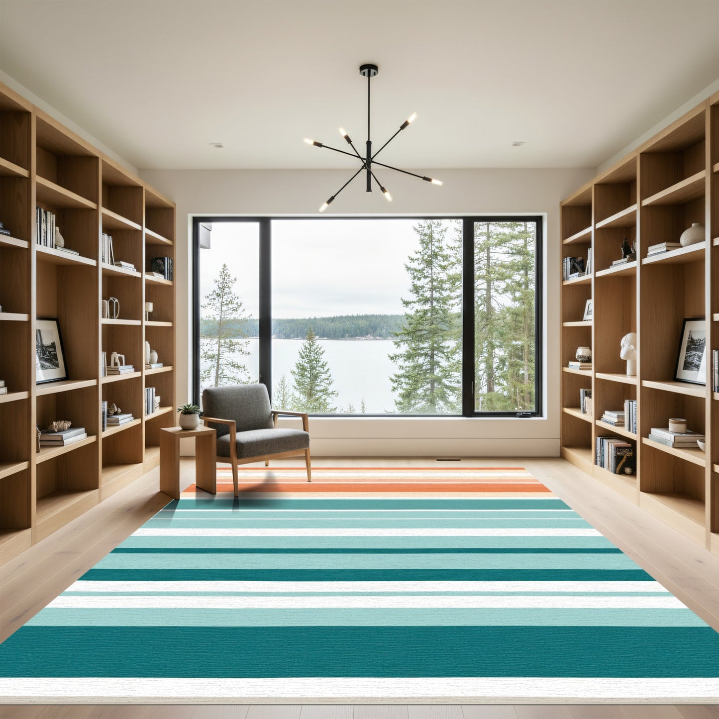 Beach Boardwalk Stripe Rug