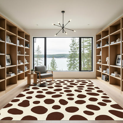 Brown Spots Organic Meadow Rug