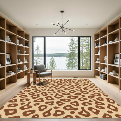 Brown Jaguar Spots seamless Rug