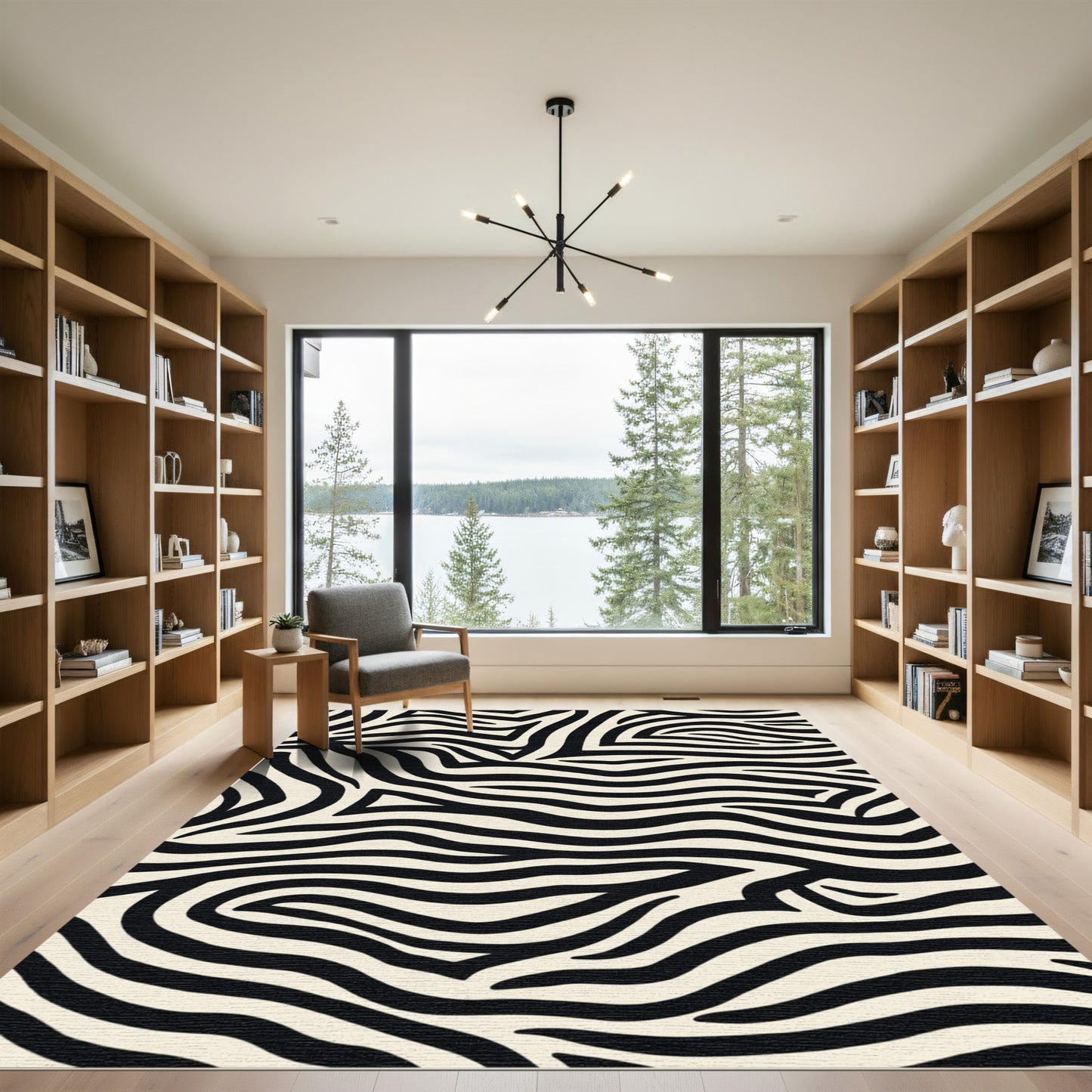 High Contrast Animal Print Rug