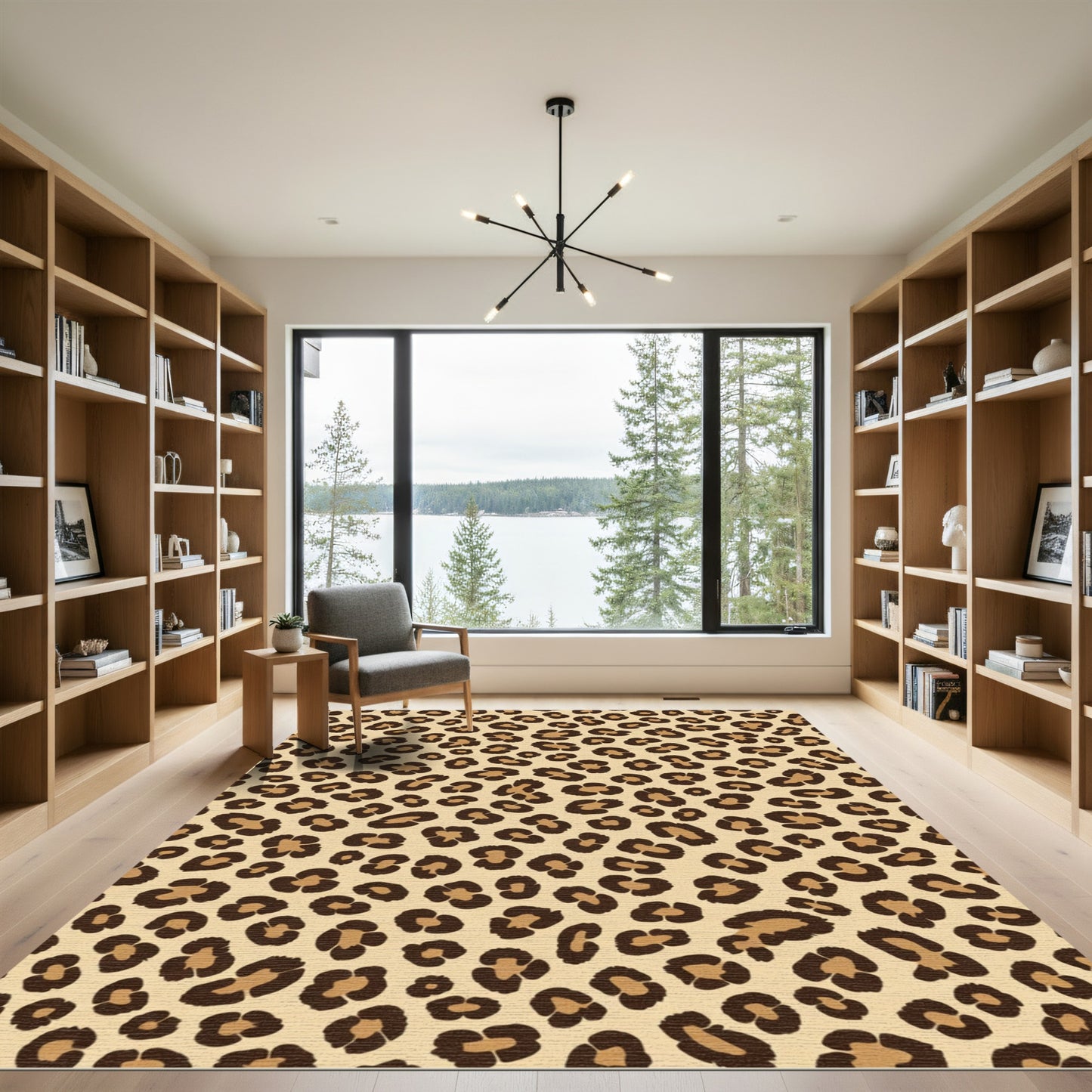 Savanna Brown Animal Print Rug