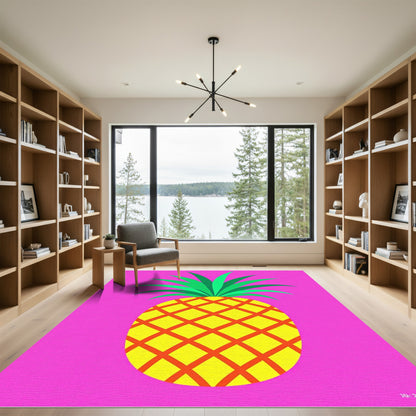 Vibrant Pineapple Tropical Garden Rug