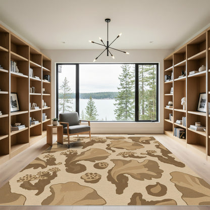 Earth Tones Natural Organic Elements Rug