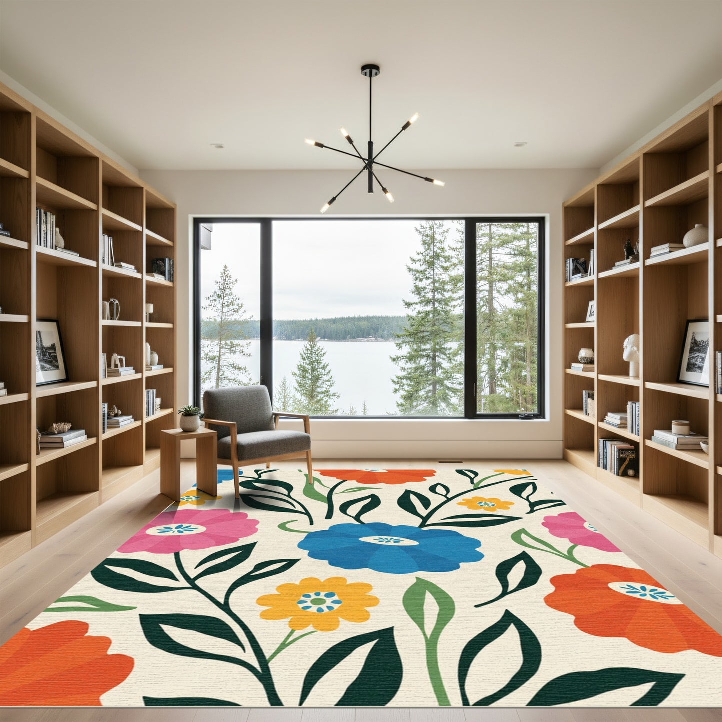 Joyful Garden Floral Medley Rug