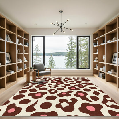 Cheetah Spot Pink Accent Rug