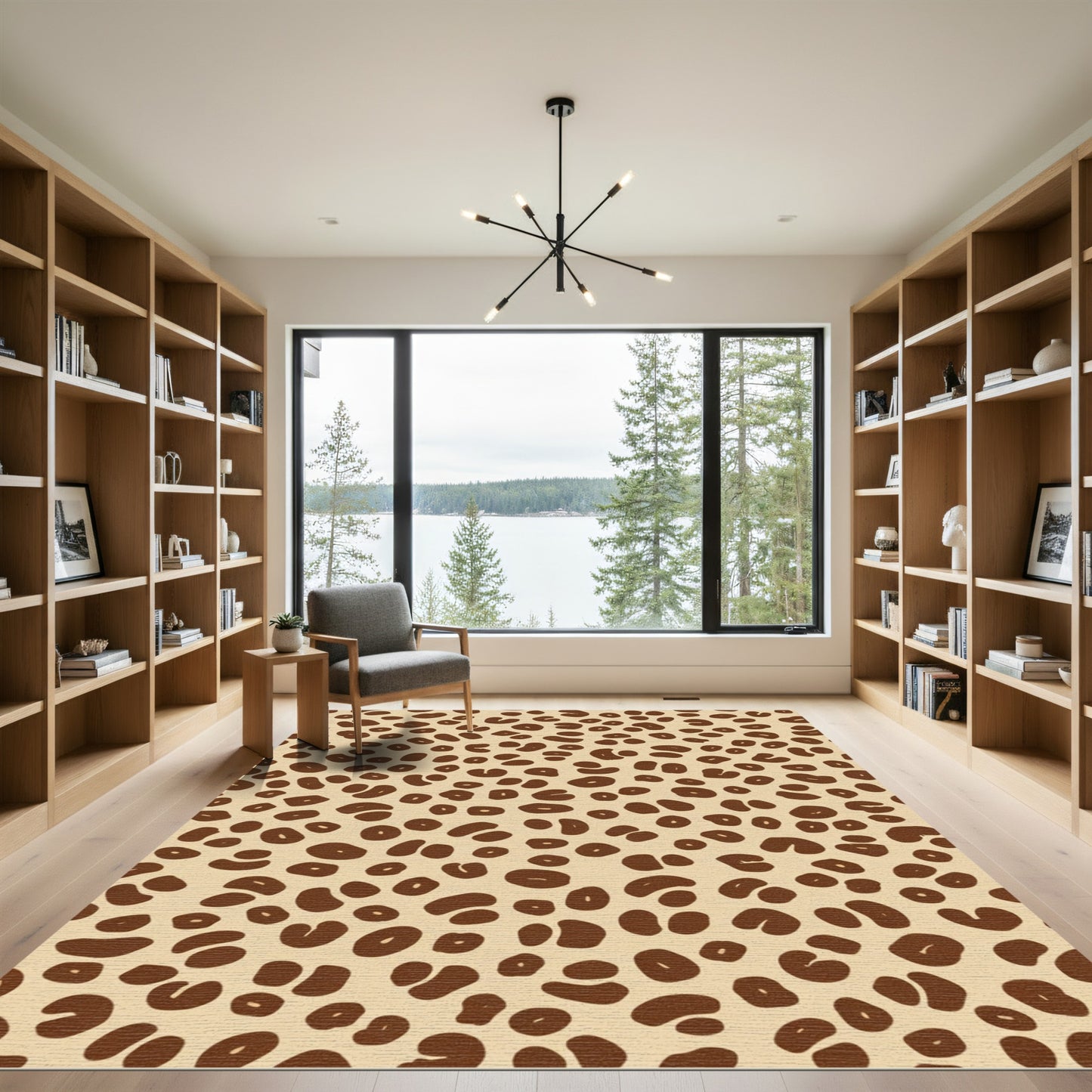 Tan Animal Spots Rug